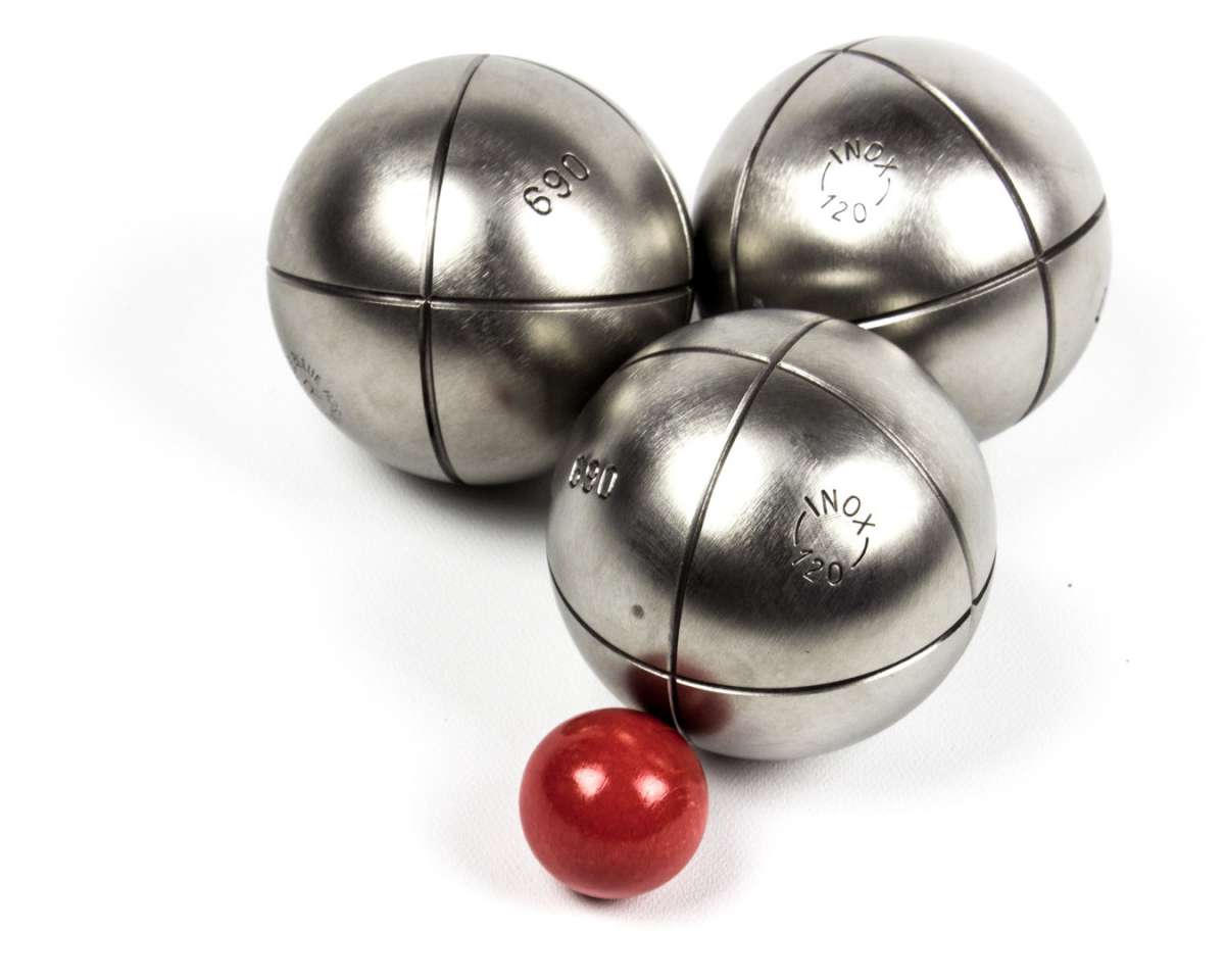 Edles Profi Boule Kugel Set - 3 sehr schöne Deluxe Boule Kugeln